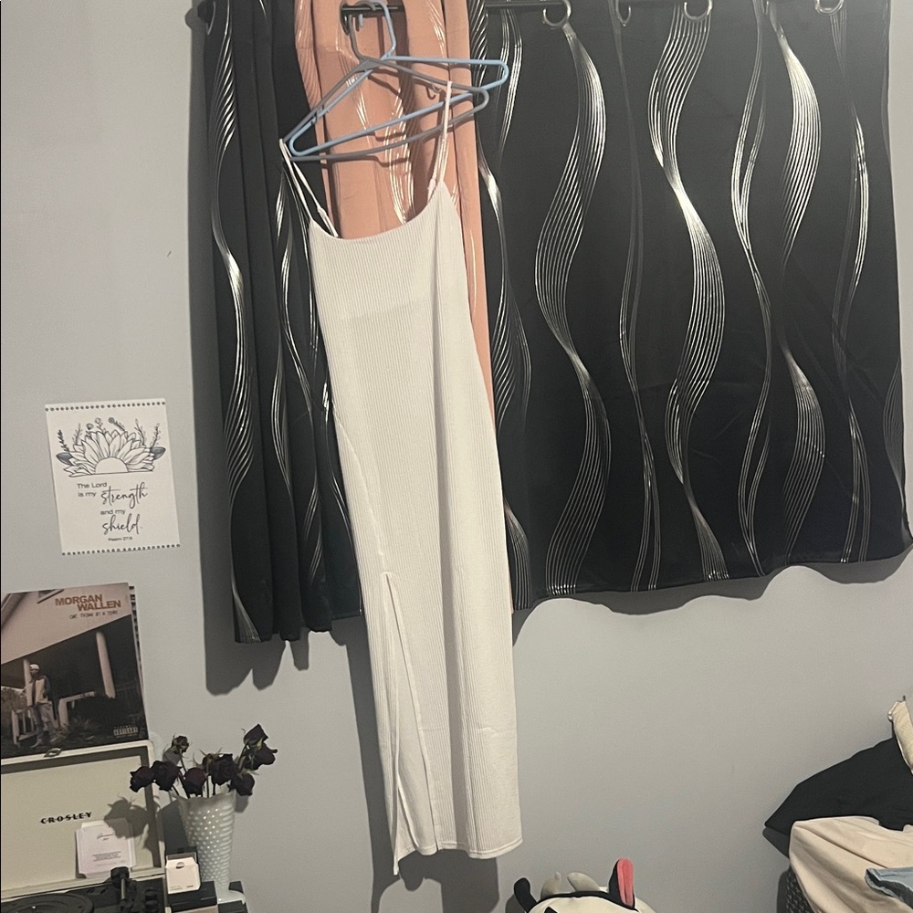 Elegant White Slip Dress